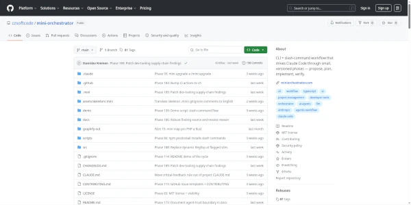 mini-orchestrator CLI